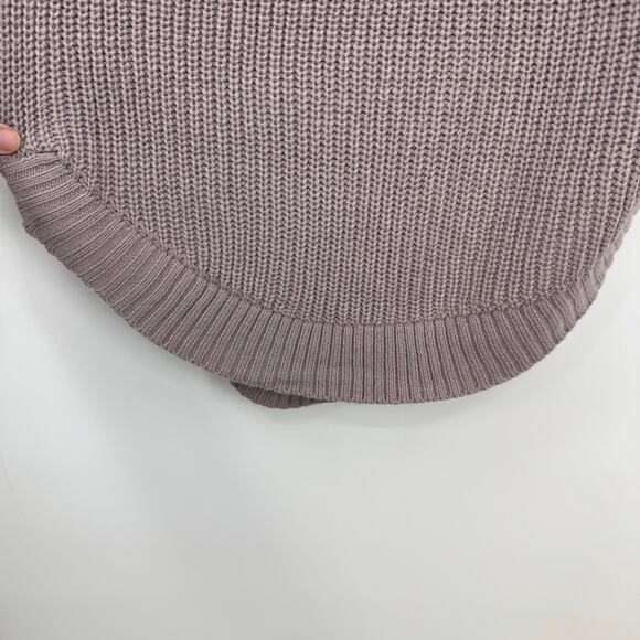 NEW 89th and Madison Off Shoulder Cowl Neck Sweater S Quail Chunky Knit Preppy - Picture 4 of 9